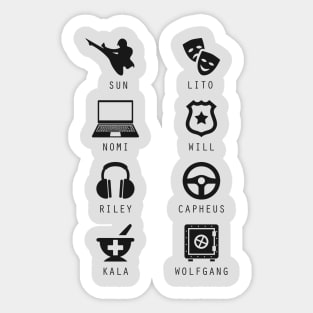 Sense8 Minimalist Sticker